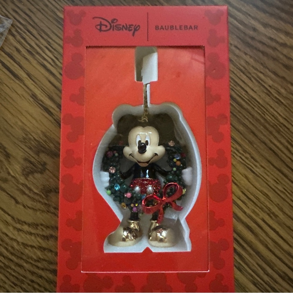 Disney Baublebar Mickey Mouse Christmas bag charm